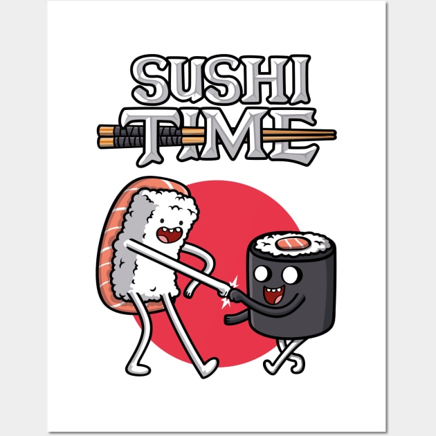 Sushi Time Wall Art by Olipop